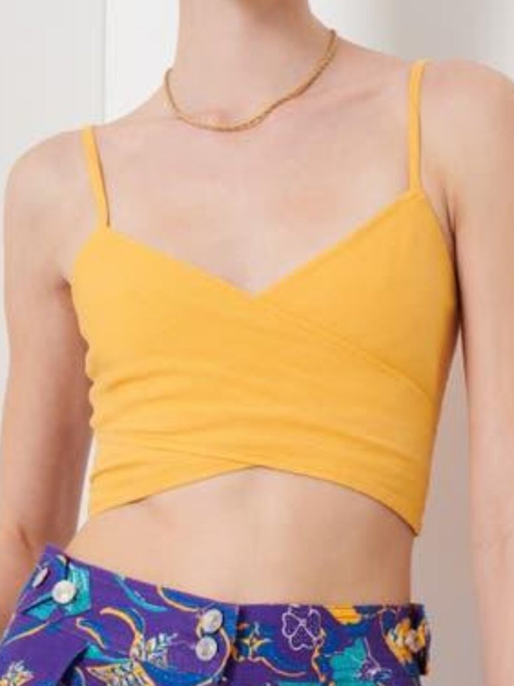 Derek Lam 10 Crosby "Gianna" Crop Top